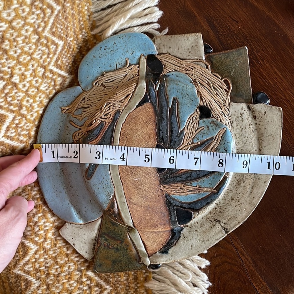 Abstract Ceramic Wall Sculpture - Picture 5 of 6